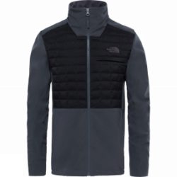 The North Face Mens Parkwood ThermoBall Hybrid Jacket Asphalt Grey / TNF Black